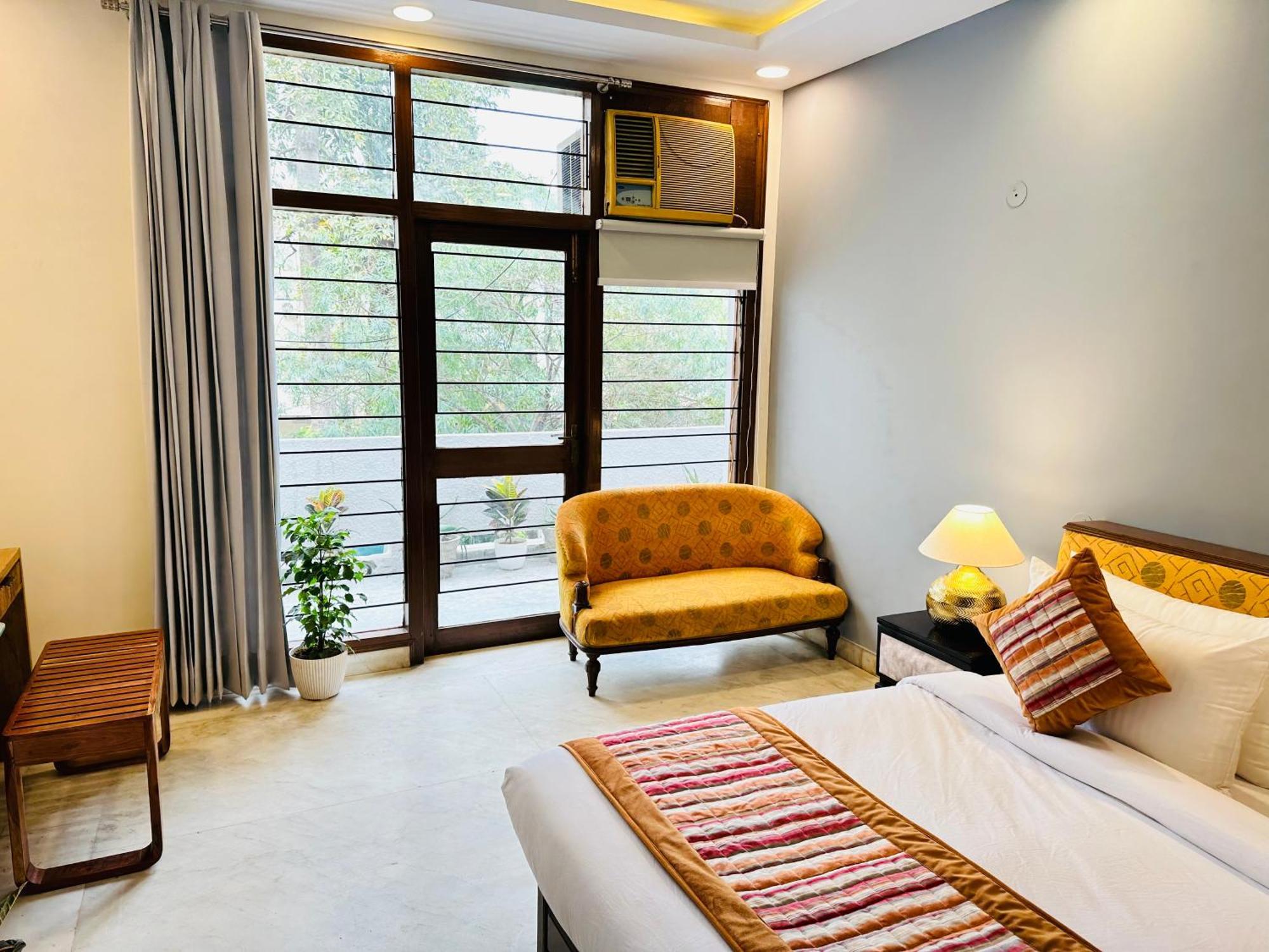 מלון Grove Residency Hauz Khas New Delhi Couple Friendly מראה חיצוני תמונה