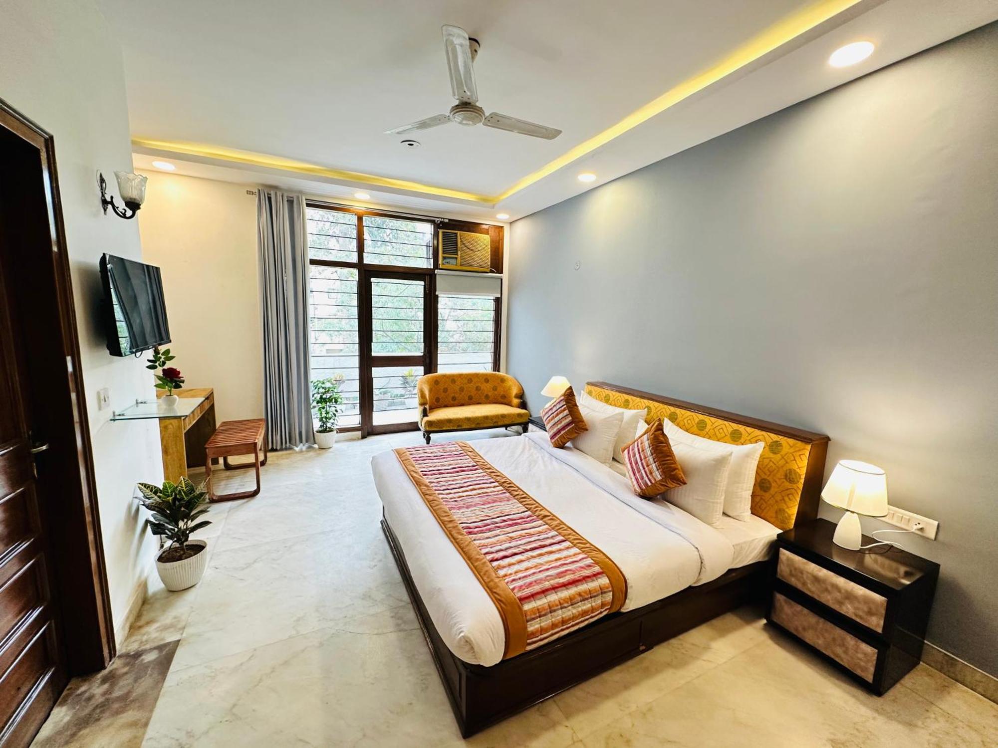 מלון Grove Residency Hauz Khas New Delhi Couple Friendly מראה חיצוני תמונה