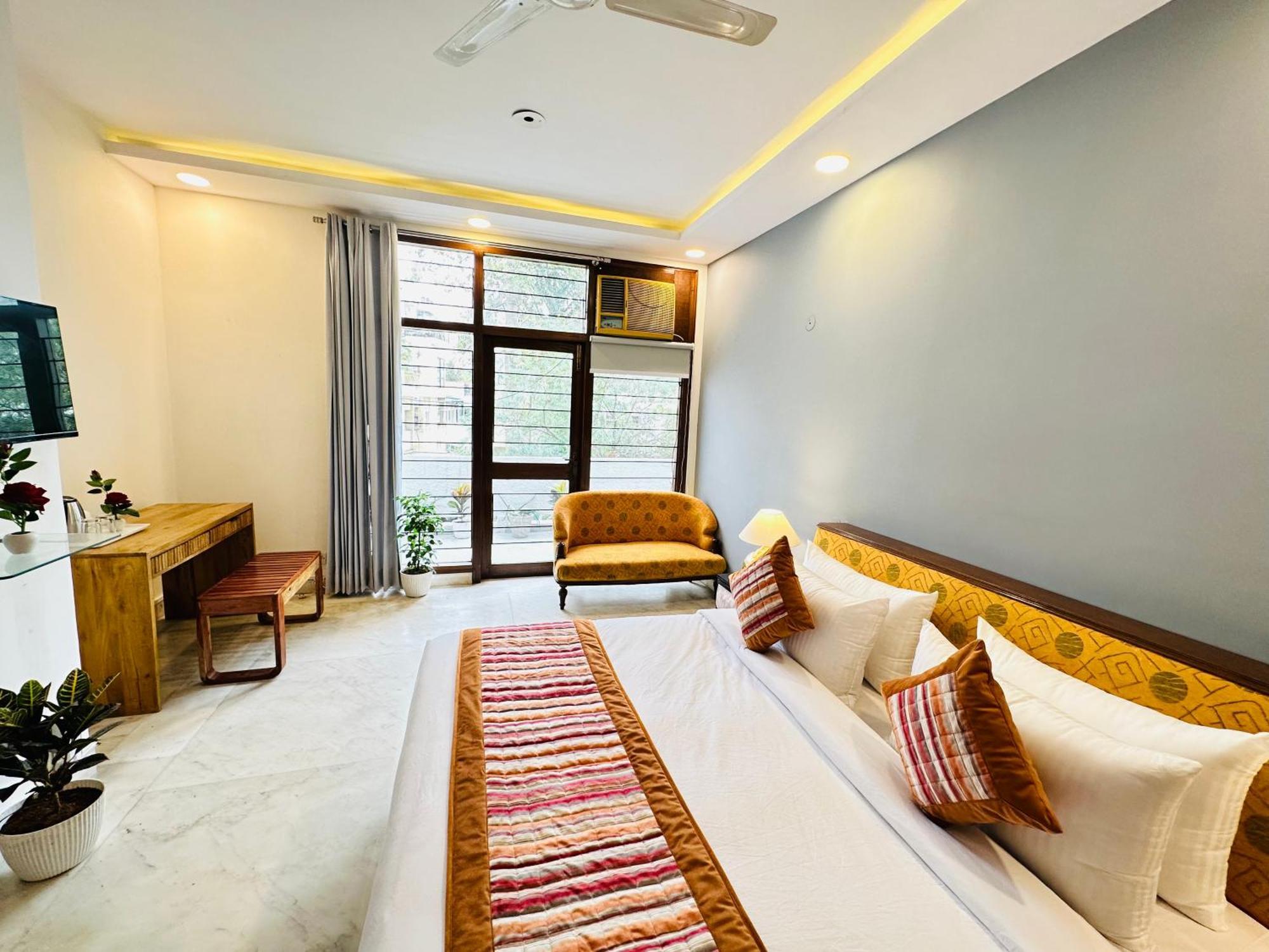 מלון Grove Residency Hauz Khas New Delhi Couple Friendly מראה חיצוני תמונה