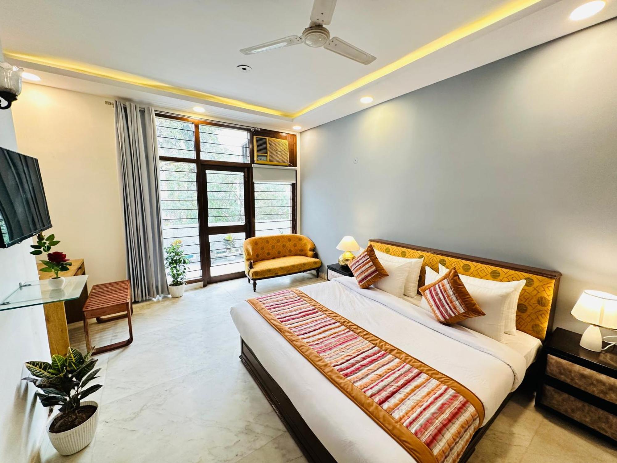 מלון Grove Residency Hauz Khas New Delhi Couple Friendly מראה חיצוני תמונה