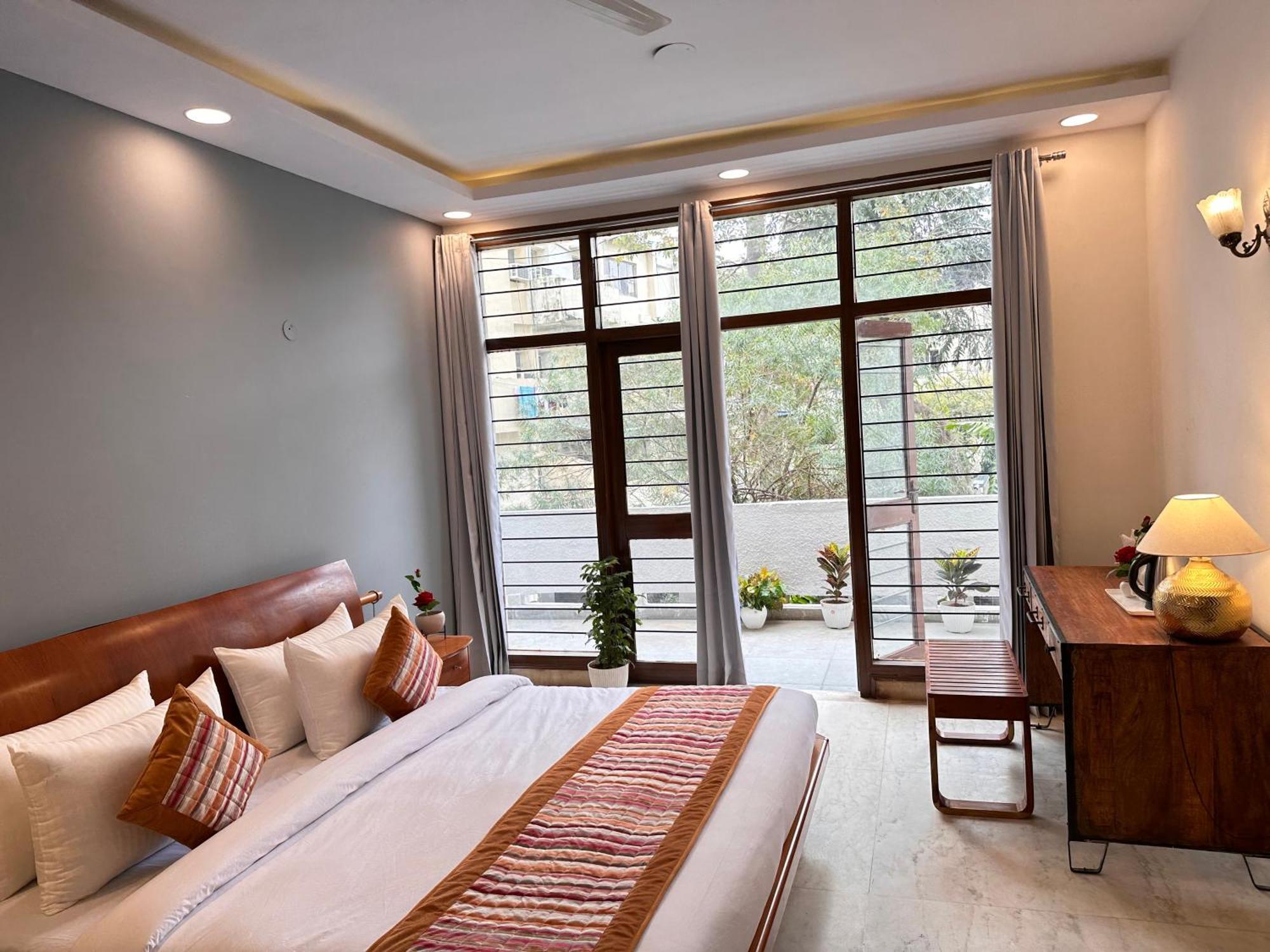 מלון Grove Residency Hauz Khas New Delhi Couple Friendly מראה חיצוני תמונה