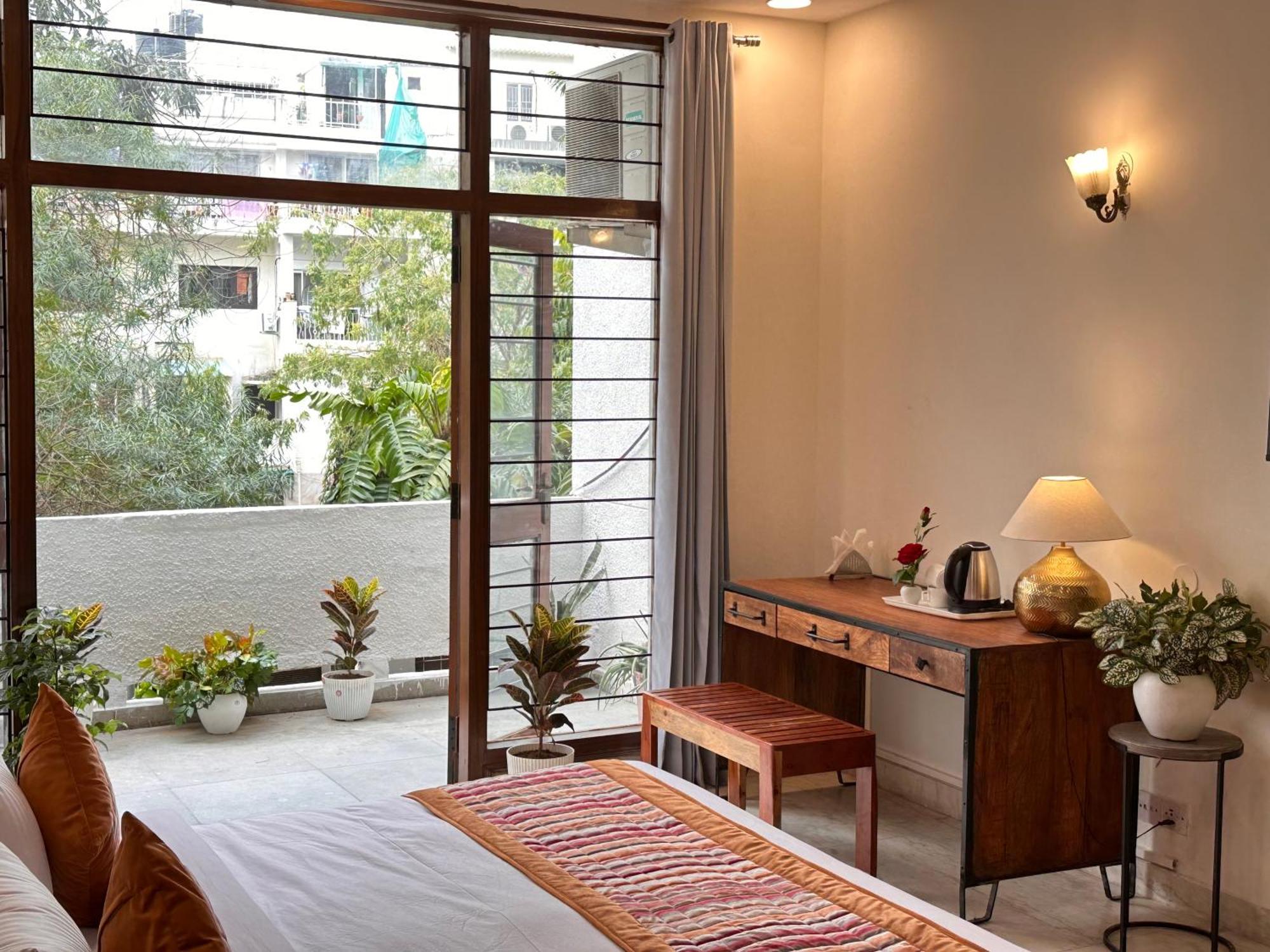מלון Grove Residency Hauz Khas New Delhi Couple Friendly מראה חיצוני תמונה