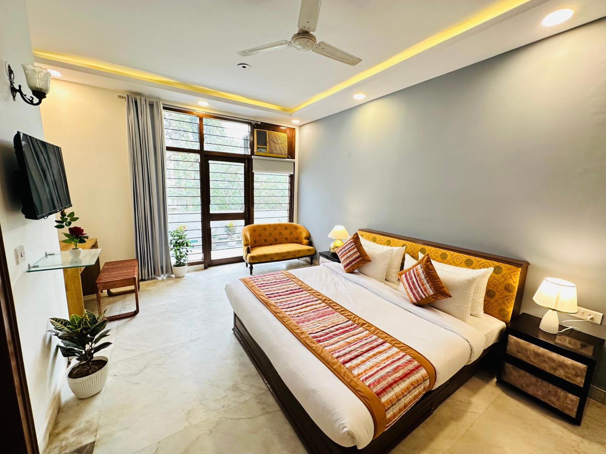 מלון Grove Residency Hauz Khas New Delhi Couple Friendly מראה חיצוני תמונה