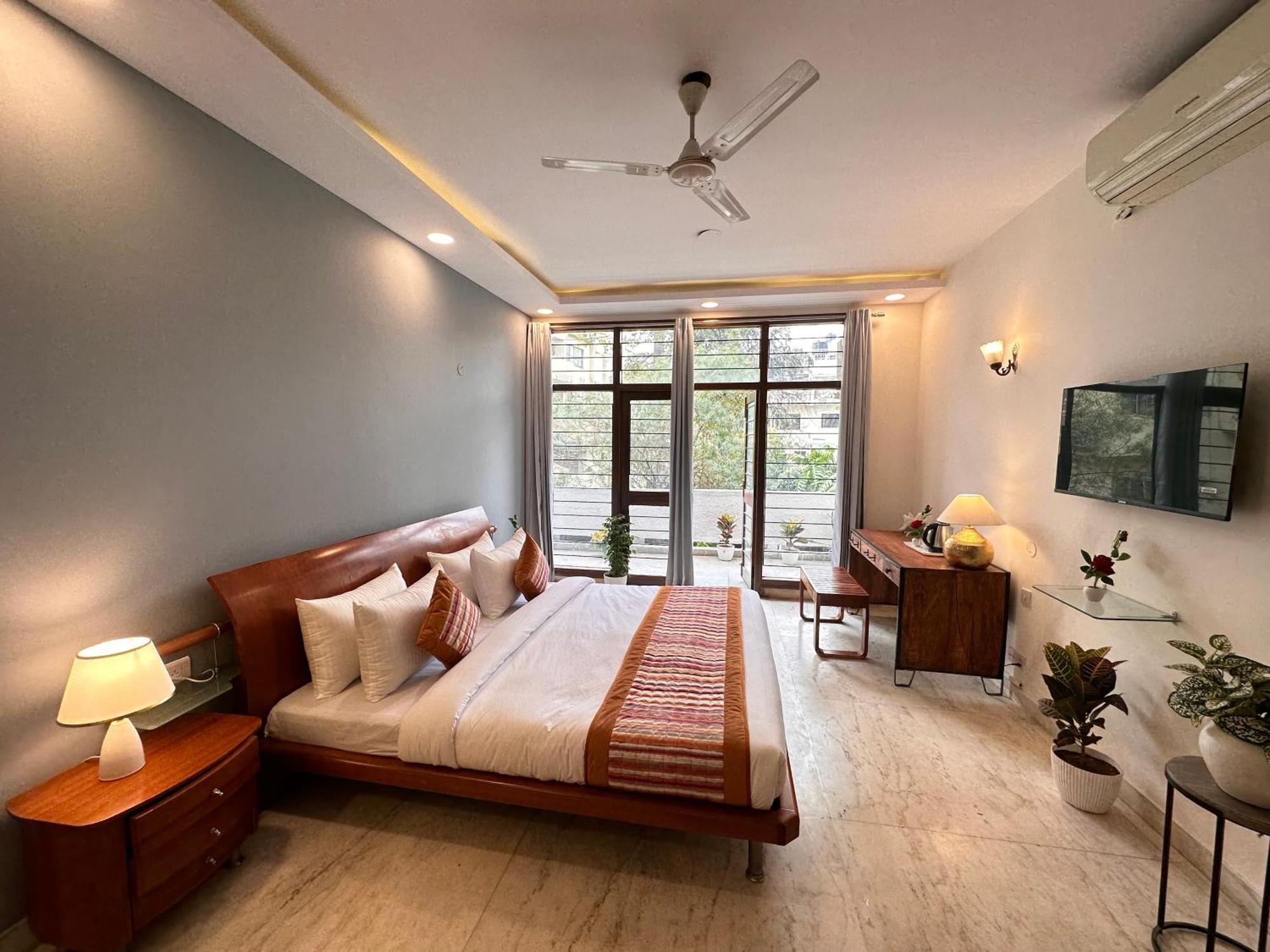 מלון Grove Residency Hauz Khas New Delhi Couple Friendly מראה חיצוני תמונה