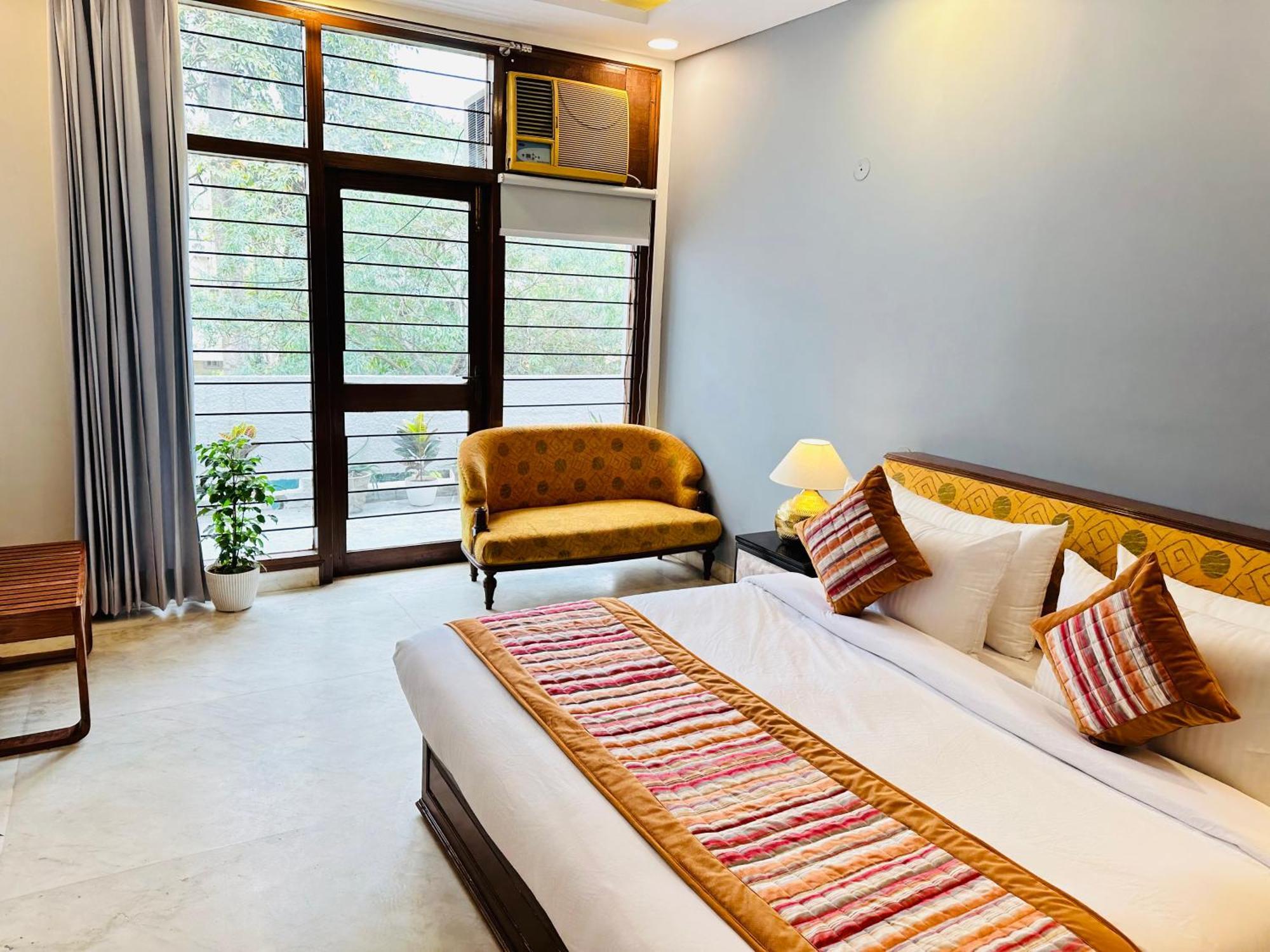 מלון Grove Residency Hauz Khas New Delhi Couple Friendly מראה חיצוני תמונה