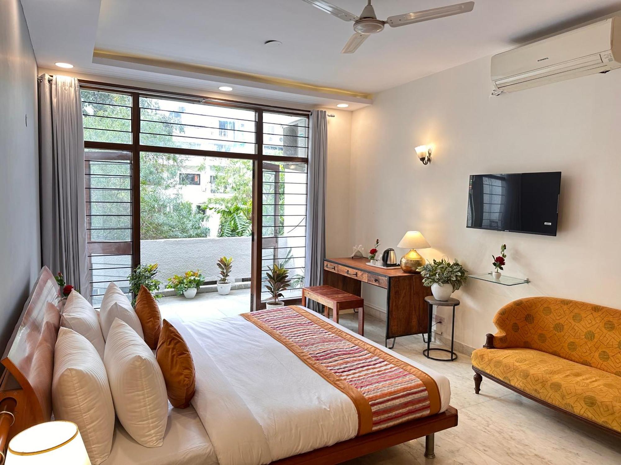 מלון Grove Residency Hauz Khas New Delhi Couple Friendly מראה חיצוני תמונה