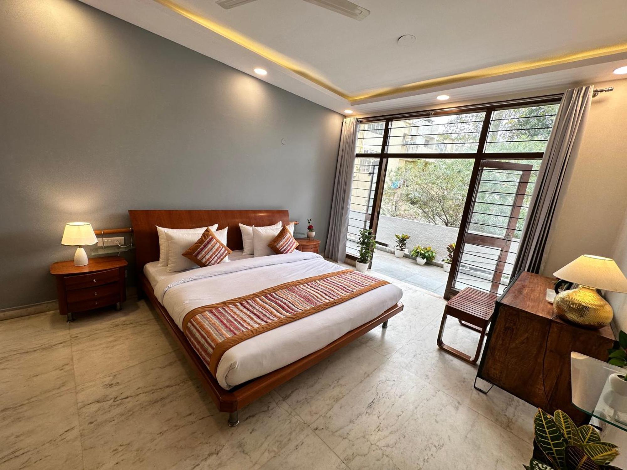 מלון Grove Residency Hauz Khas New Delhi Couple Friendly מראה חיצוני תמונה