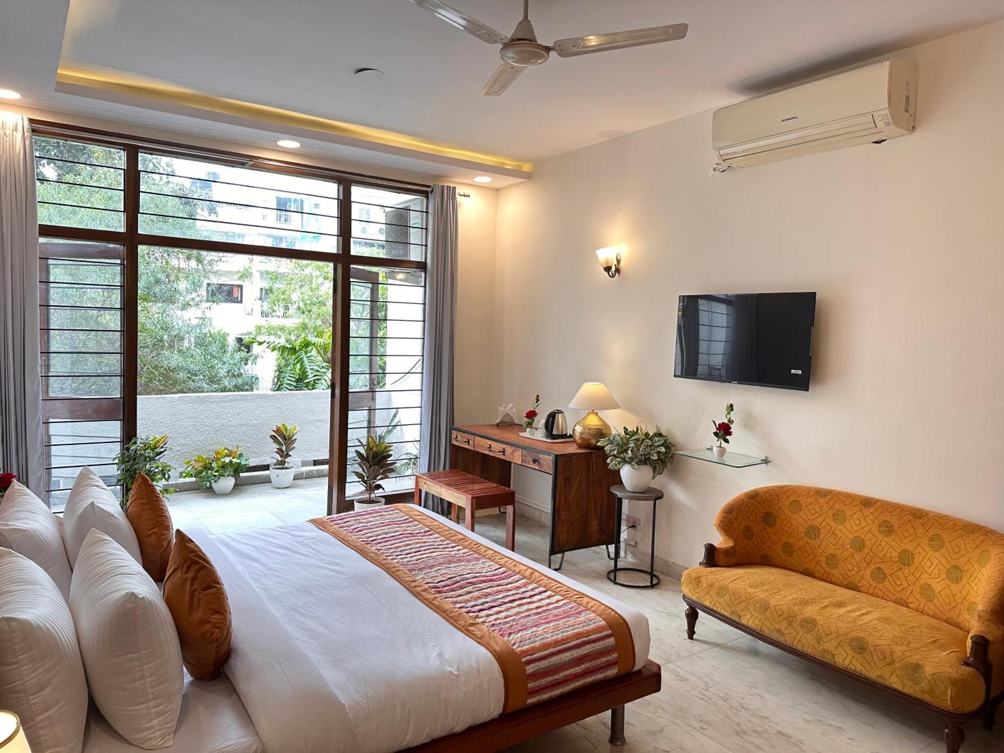 מלון Grove Residency Hauz Khas New Delhi Couple Friendly מראה חיצוני תמונה